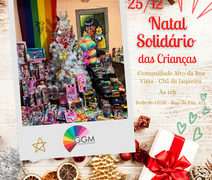 Grupo Gay de Maceió promove Natal Solidário das Crianças do Alto da Boa Vista l