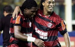 Diego Maurício começou a carreira no Flamengo, onde jogou com Ronaldinho Gaúcho — Foto: Vipcomm