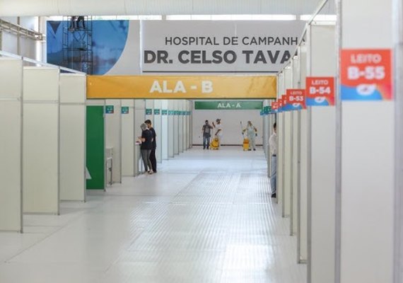 Apenas 14% dos leitos Hospital de Campanha de Maceió estão ocupados
