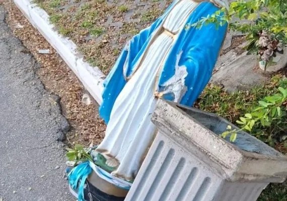 Paróquia da Jatiúca repudia vandalismo contra imagem de Nossa Senhora