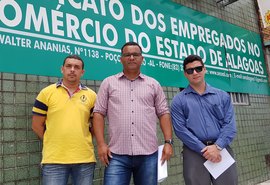 Junta Governativa indicada pelo MPT se apresenta a Sindcomerciários de Alagoas