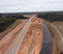 Primeiro trecho da AL-102 Norte avança com pavimentação asfáltica