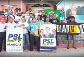 PSL faz ato de apoio a Bolsonaro e Flávio Moreno em Delmiro Gouveia