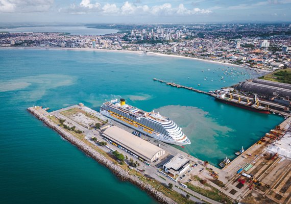Maceió recebeu primeiro navio de 2024 nesta quarta-feira (3)