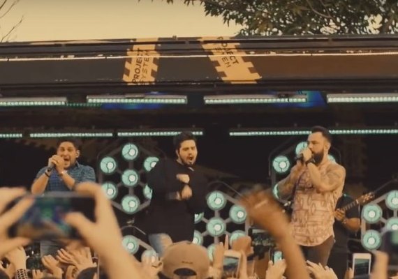 Luan Santana e Jorge e Matheus lançam clipe com imagens gravadas em AL