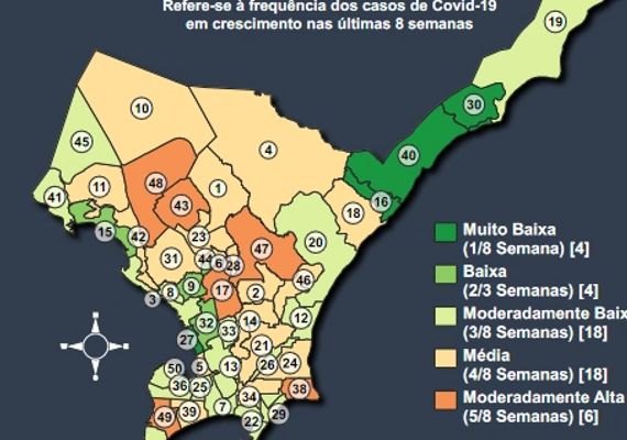 Quatro bairros de Maceió apresentam nível baixo de casos Covid-19