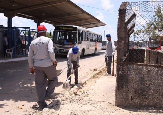 Prefeitura de Maceió começa reforma do terminal de passageiros do Eustáquio Gomes