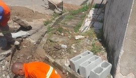 Seminfra recupera galeria de drenagem danificada no Clima Bom