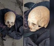 Crânio humano é encontrado dentro de mochila em parada de ônibus