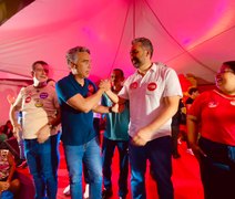 Na Grota das Piabas, Basile destaca necessidade de renovação política em encontro com Rafael Brito