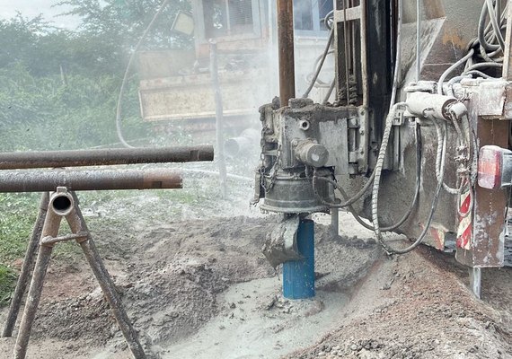 MTC realiza perfuração de poço artesiano que beneficiará mais de 30 famílias