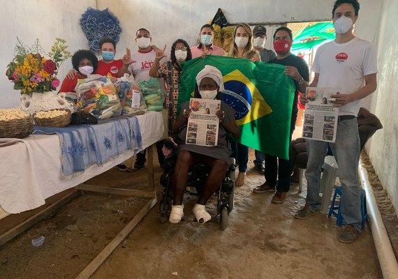 Partido dos Trabalhadores realiza ação humanitária em bairros de Maceió