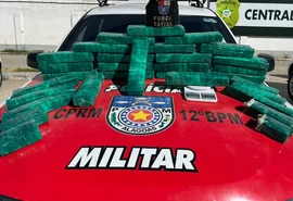 PM apreende mais de 35 kg de maconha no bairro São Jorge em Maceió