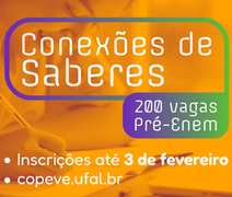 Conexões de Saberes abre 200 vagas para Pré-Enem Comunitário