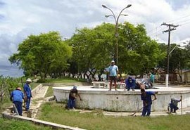 Bairro da Chã do Bebedouro recebe obras para melhorias do mirante e da quadra poliesportiva