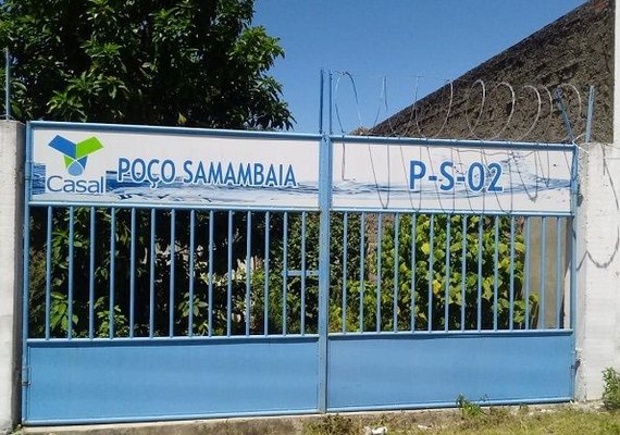 Casal faz manutenção em sistema para melhorar abastecimento do Samambaia