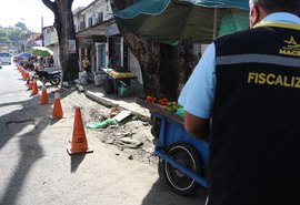 Convivio Social iniciou hoje (13) alinhamento de ambulantes no Centro de Maceió