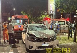 Grave acidente entre carro e moto gera óbito