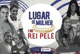 “Lugar de Mulher é no Rei Pelé”: campanha incentiva participação de mulheres em estádio