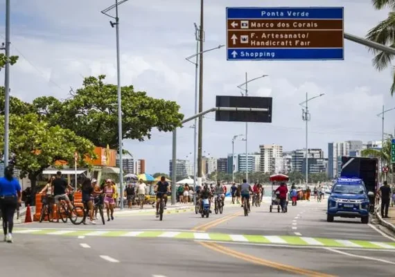 Orla Aberta amplia horário e reforça turismo e lazer em Maceió