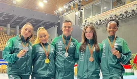 Brasil brilha na Hungria com cinco medalhas na ginástica artística