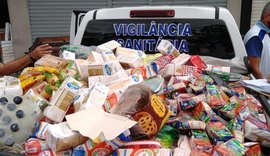 Vigilância Sanitária apreende 600kg de alimentos vencidos no Jacintinho