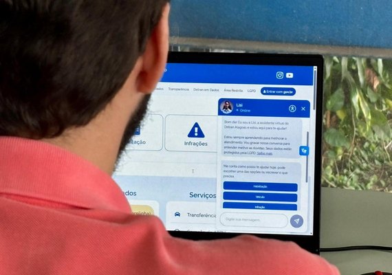 Com assistente virtual, Detran Alagoas inova e se aproxima do cidadão com atendimento on-line