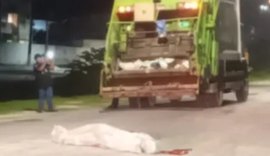 Gari é atropelado e morto por caminhão do lixo em Maceió