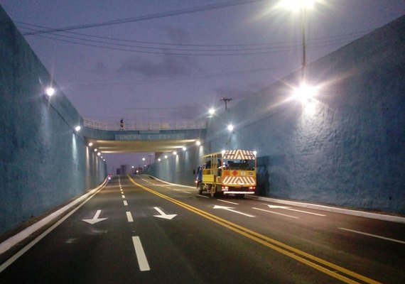 Prefeitura conclui sinalização horizontal na Afrânio Lages