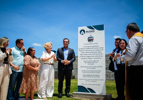 Governo de Alagoas inaugura gasoduto no Distrito Industrial de Pilar
