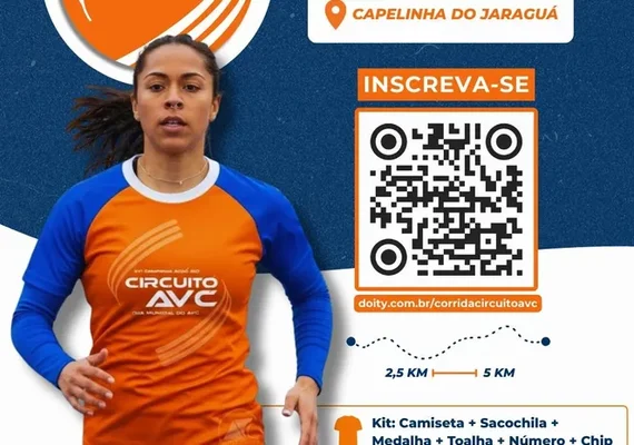 Circuito AVC 2025: inscrições abertas para corrida e caminhada na orla de Maceió em 5 de outubro