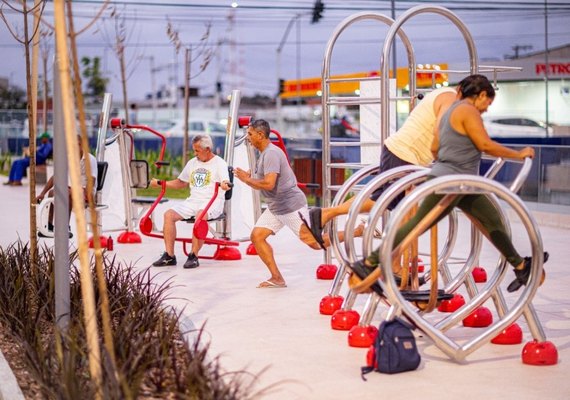 Espaços revitalizados incentivam lazer e melhoram bem-estar de idosos em Maceió