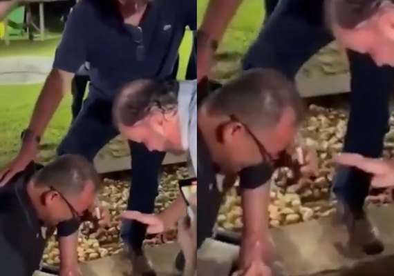 Vídeo de unção no tornozelo de Bolsonaro volta a circular após decisão do STF