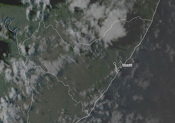 Final de semana em AL: previsão de nebulosidade e possibilidade de chuva leve