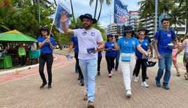 Campanha Pé no Chão do Delegado Thiago Prado chega na orla de Maceió