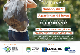 Mutirão reunirá voluntários para limpeza na orla lagunar