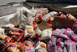 Quase 600 kg de alimentos estragados são apreendidos em Maceió