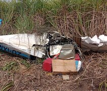 Avião com 180 kg de drogas cai e deixa uma pessoa morta em Coruripe