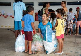 Alunos do Vergel do Lago se engajam e arrecadam aproximadamente 5 toneladas de plástico