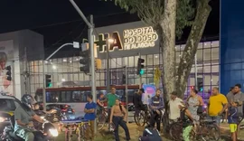 Idoso é atingido por moto ao atravessar avenida na parte alta de Maceió