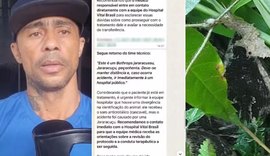 Homem picado por cobra diz ter recebido 20 doses de soro contra espécie errada