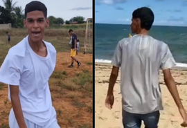 Brasileiro do momento: Luva de Pedreiro posta vídeo conhecendo a praia pela primeira vez