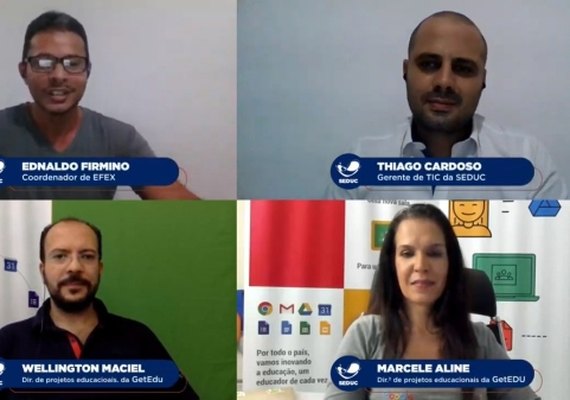 Parceria entre Seduc e Google cria 180 mil e-mails para professores e alunos de Alagoas