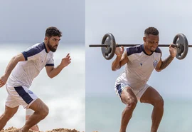 CSA realiza atividade física na praia de Jatiúca antes de enfrentar o ASA