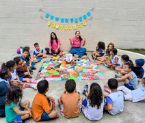 Volta às aulas: Alunos do Gigantinhos são recepcionados com ações de valorização da cultura popular