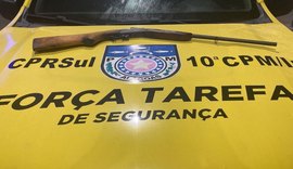 PM apreende entorpecentes e armas de fogo em Maceió e São Sebastião