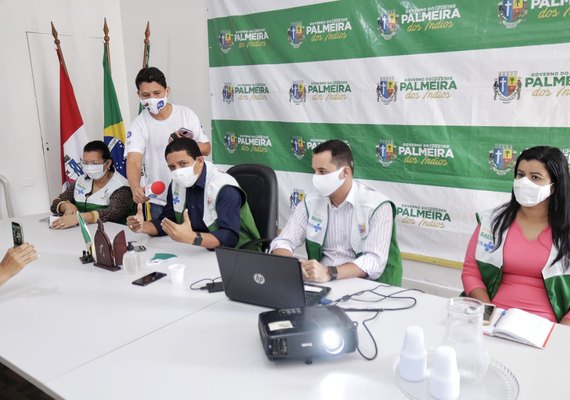SMS de palmeira diz que 417 pacientes foram curados da covid-19 no ultimo mês