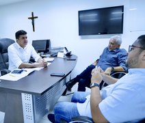 Seinfra recebe visita de prefeito de Viçosa e presidente da Cooperativa Pindorama