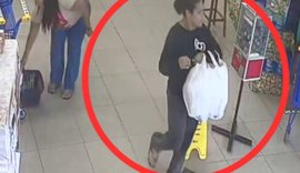 Polícia divulga imagens de suspeitas de furto em Arapiraca