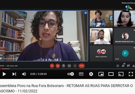 Movimentos populares realizam assembleia e pedem povo na rua contra Bolsonaro